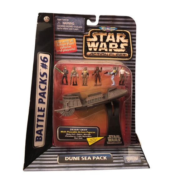 Star Wars Action Fleet Micro Machines Battle Pack #6 Dune Sea Pack. - Picture 1 of 8